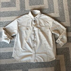 Cream Button-Up Shirt